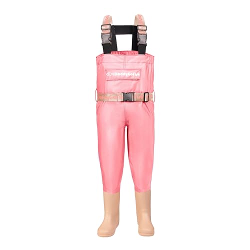 DaddyGoFish Chest Waders: Kids & Adults, with Pocket