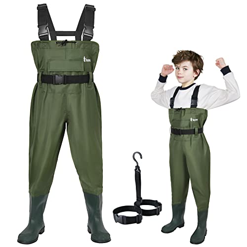 Youth Neoprene Kids Chest Waders for Hunting & Fishing