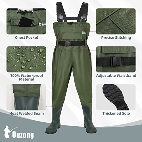 Youth Neoprene Kids Chest Waders for Hunting & Fishing