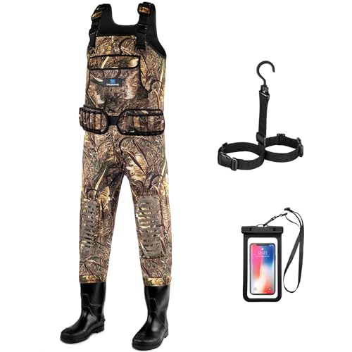 Trudave Chest Waders with Waterproof Boots for Hunting
