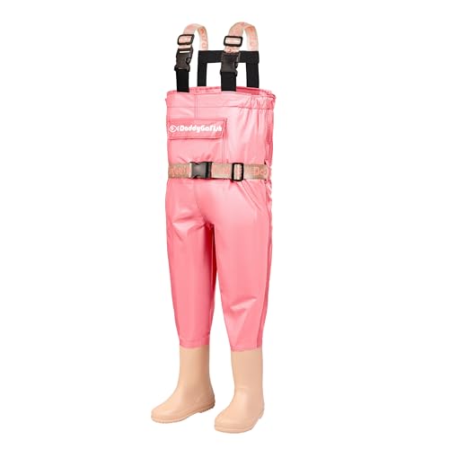 DaddyGoFish Chest Waders: Kids & Adults, with Pocket
