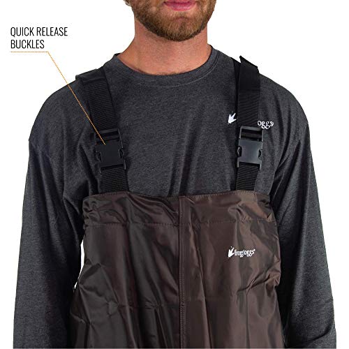 FROGG TOGGS Rana II Chest Wader, Cleated/Felt