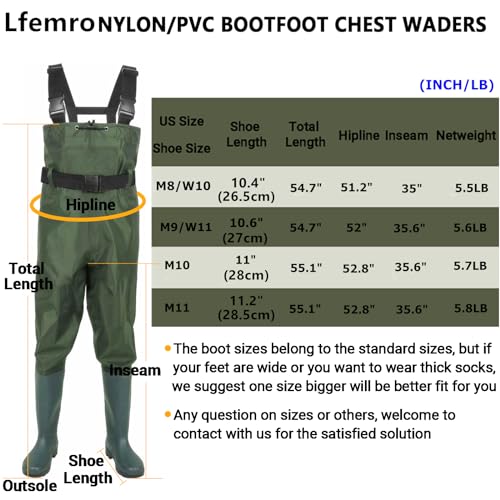 Waterproof Fishing Waders with Boots for Men Women
