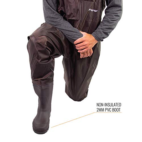 FROGG TOGGS Rana II Chest Wader, Cleated/Felt