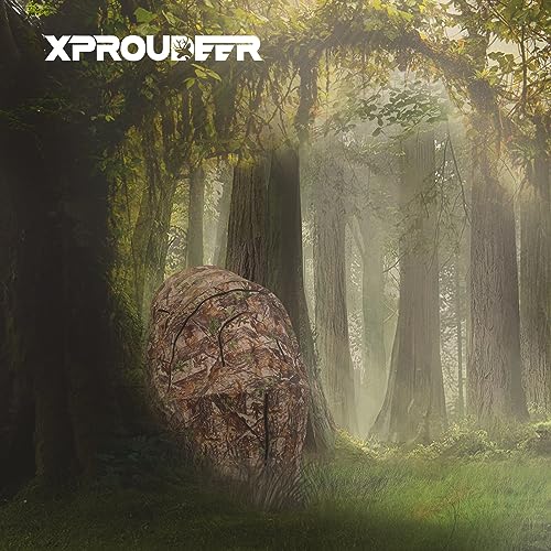 XProudeer Portable Camouflage Pop Up Ground Blind Deer Blind