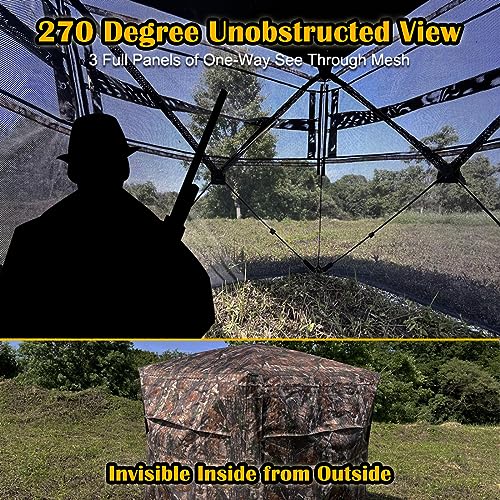 CROSS MARS 2-3 Person 270° See-Through Hunting Blind