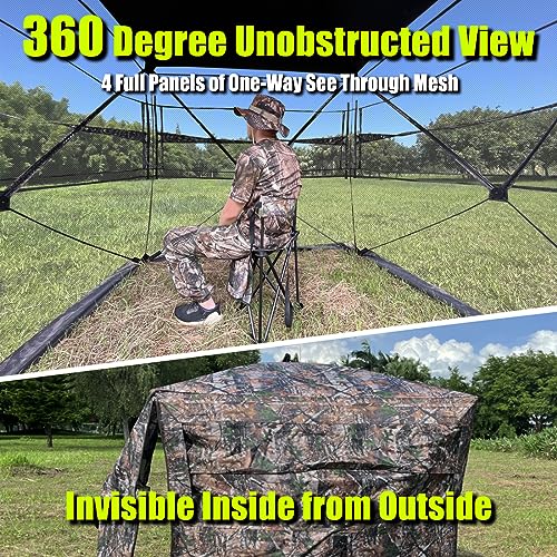 360 Degree See Through Hunting Blind for Deer Turkey
