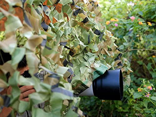 Woodland Camo Netting for Hunting Blind, Camping, Airsoft