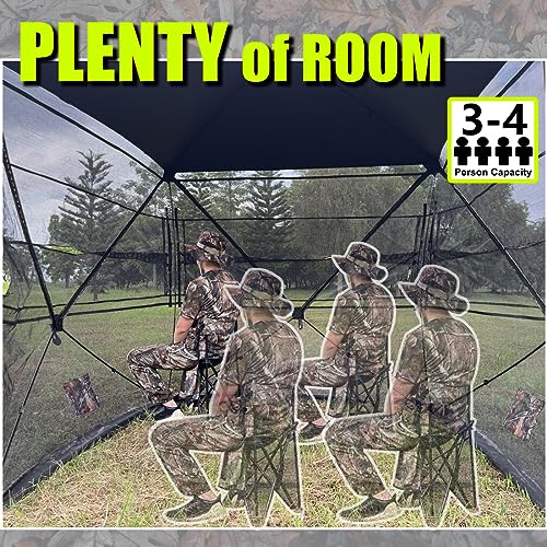 360 Degree See Through Hunting Blind for Deer Turkey