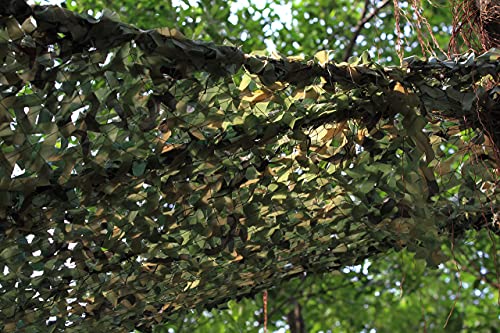 Woodland Camo Netting for Hunting Blind, Camping, Airsoft
