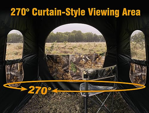 270°View Hunting Blind, Pop Up Tent Camo