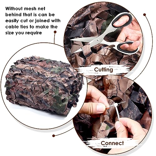 Camouflage Netting Bulk Roll for Hunting and Parties