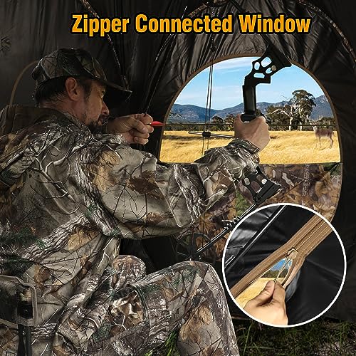 270°View Hunting Blind, Pop Up Tent Camo