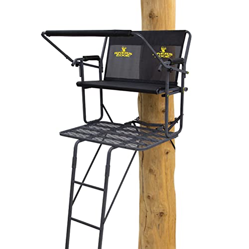 Rivers Edge TwoPlex 2-Man Ladder Stand, 17'1" Height