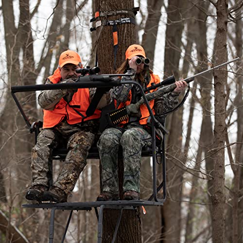 Rivers Edge TwoPlex 2-Man Ladder Stand, 17'1" Height