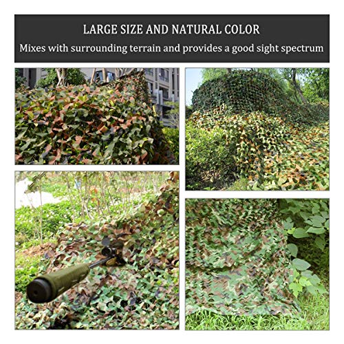 DUNCHATY Camo Netting for Hunting Blinds, Camping, 10x5ft