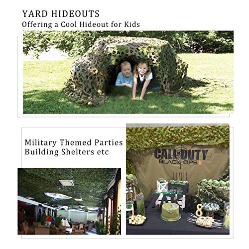 DUNCHATY Camo Netting for Hunting Blinds, Camping, 10x5ft