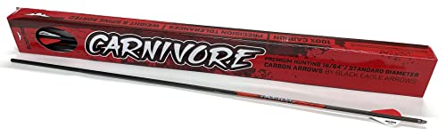 Black Eagle Carnivore Fletched Arrows - 6 Pack