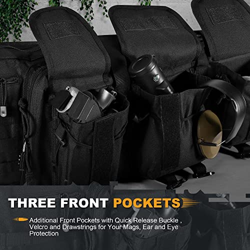 PERFBAGS 42" Soft Double Rifle Backpack for Hunting