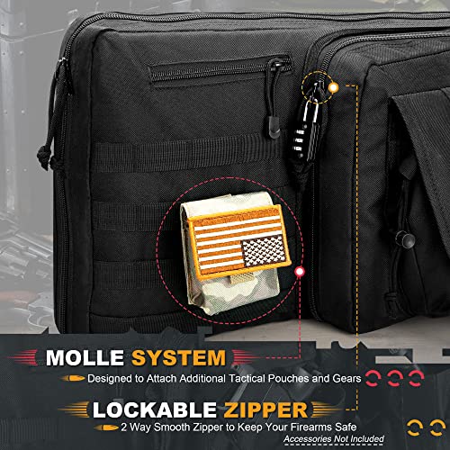 PERFBAGS 42" Soft Double Rifle Backpack for Hunting