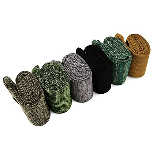 GUGULUZA 6-Pack Silicone-Treated Gun Socks, 54” Knit
