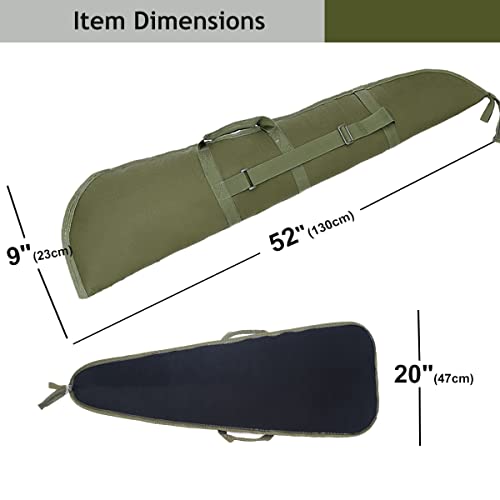 Luonfels 52" Shotgun Case with Thick Padding, Adjustable Strap