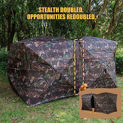 WASAGUN 270° See Through Hunting Blind for 5-6 People