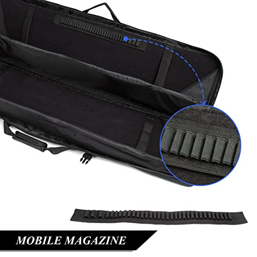 Gandis Double Soft Rifle Case Gun Bag Black