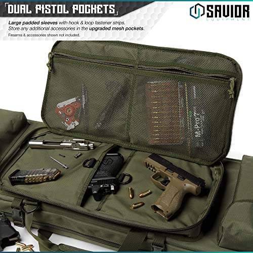 Savior Equipment Tactical Double Rifle Bag - Olive Green