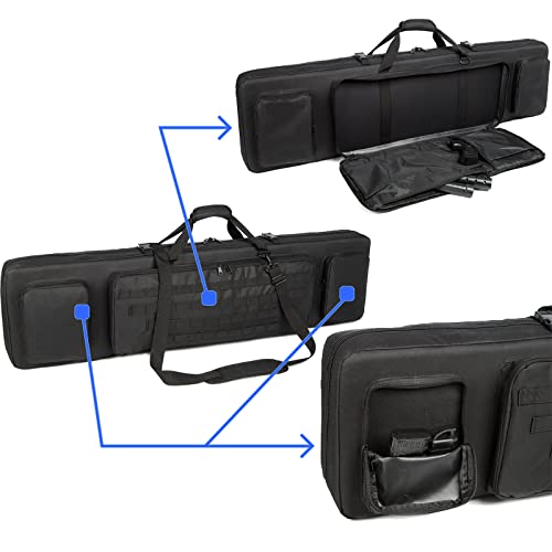 Gandis Double Soft Rifle Case Gun Bag Black