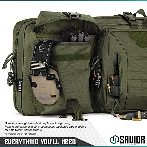 Savior Equipment Tactical Double Rifle Bag - Olive Green