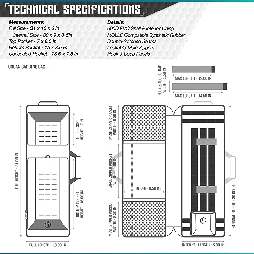 Savior Equipment Urban Carbine Tactical Takedown Bag - 30