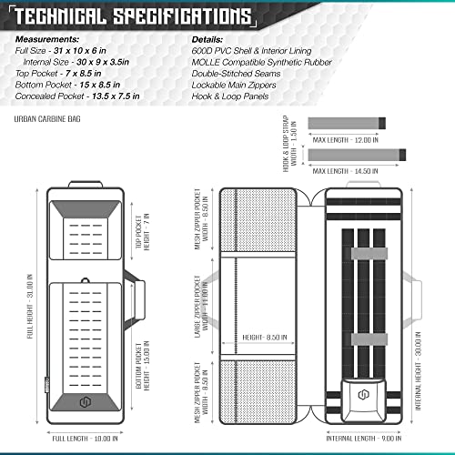 Savior Equipment Urban Carbine Tactical Takedown Bag - 30