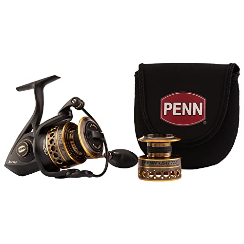 PENN Battle Spinning Reel Kit, Size 5000, Includes Cover