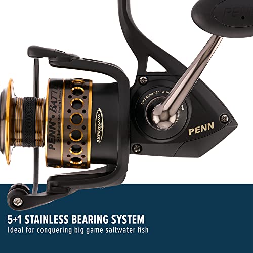 PENN Battle Spinning Reel Kit, Size 5000, Includes Cover
