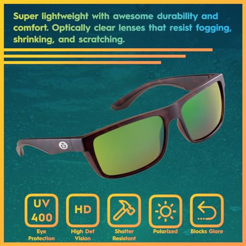 Polarized Flying Fisherman Streamer Sunglasses for Hunting/Fishing