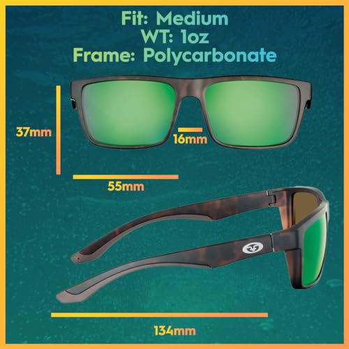 Polarized Flying Fisherman Streamer Sunglasses for Hunting/Fishing