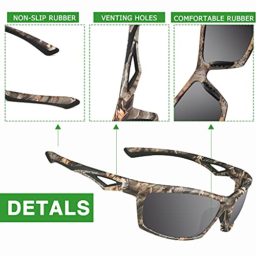 JIANGTUN Polarized Sport Sunglasses for Men and Women