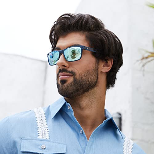 Men's Polarized Vintage Aluminum Sunglasses for Hunting and Fishing