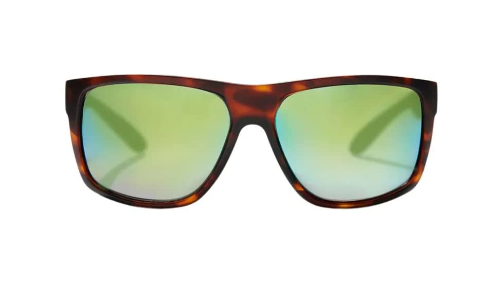 Bajio Boneville Sunglasses: Dark Tortoise Green Mirror Lens