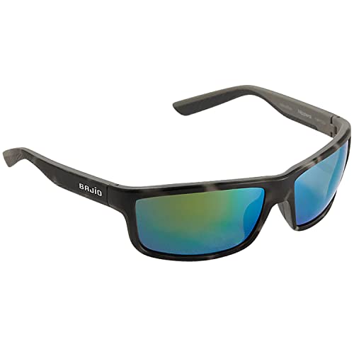 Bajio Nippers Squall Tortoise Sunglasses with Green Mirror