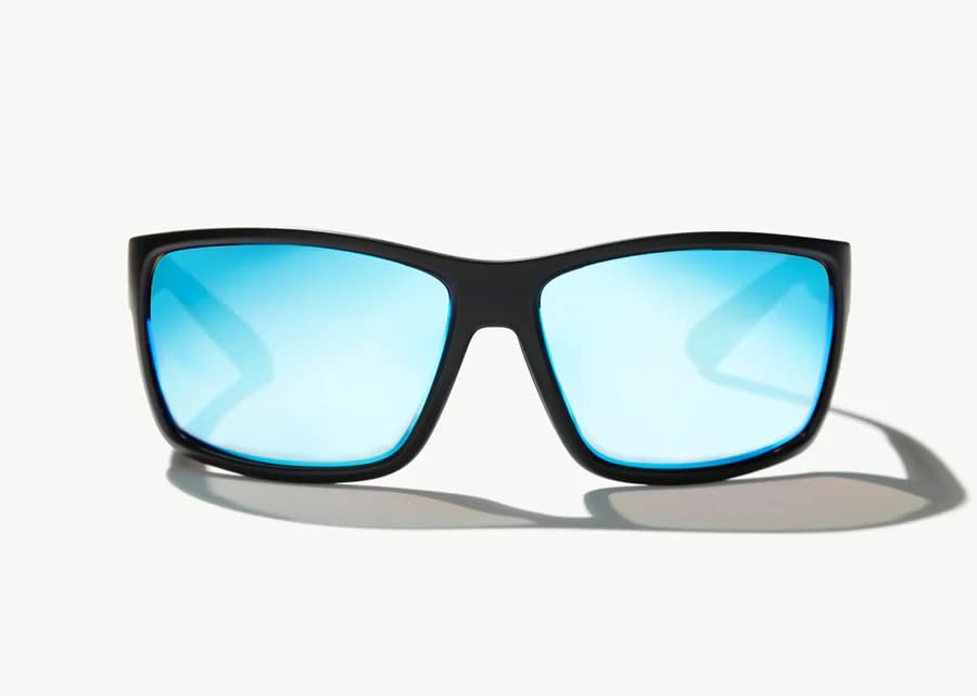 Bajio Sunglasses Beach Frame Black with Blue Mirror