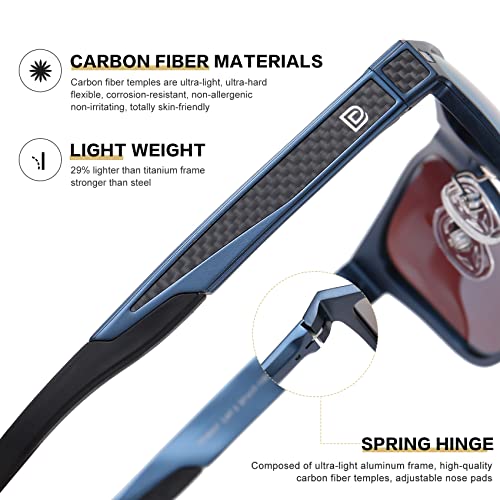 Men's Polarized Vintage Aluminum Sunglasses for Hunting and Fishing