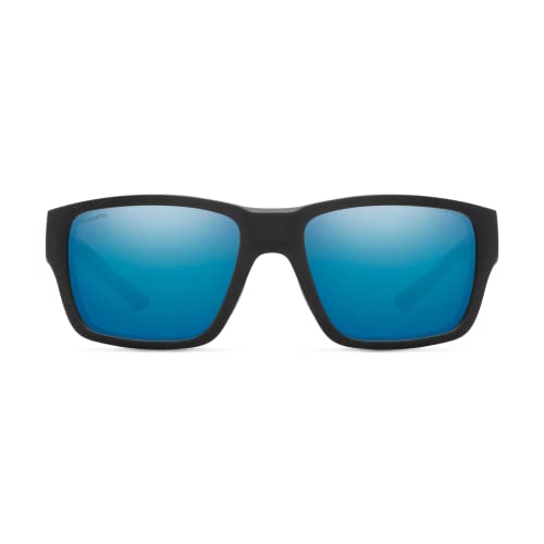 SMITH Outback Sunglasses - Matte Black | Blue Mirror
