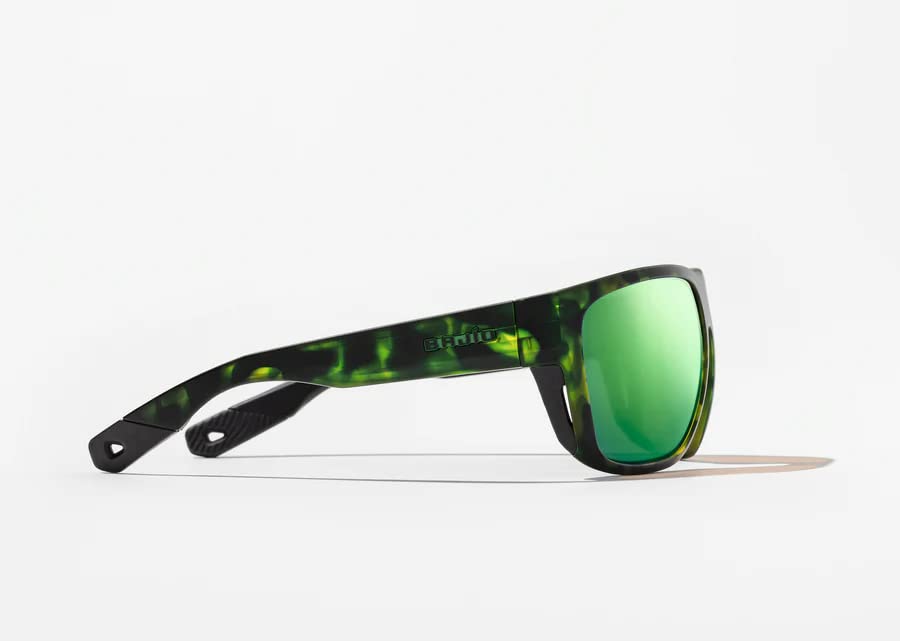 Bajio Roca Sunglasses - Shoal Tortoise Matte, Green Mirror