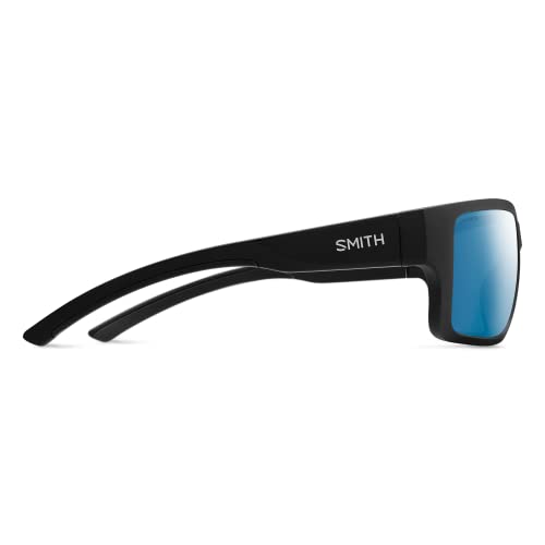 SMITH Outback Sunglasses - Matte Black | Blue Mirror