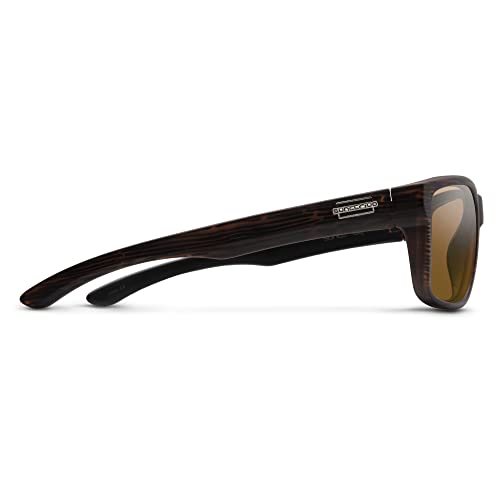 Suncloud Mayor Polarized Sunglasses - Matte Burnished Brown