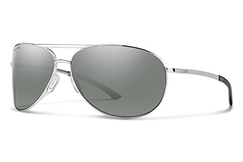 Smith Serpico 2 Silver ChromaPop Polarized Sunglasses