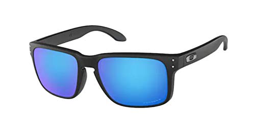 Oakley Holbrook Matte Black/Prizm Sapphire Polarized Sunglasses Bundle