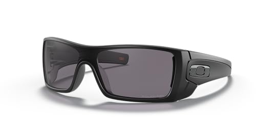 Oakley Men's Batwolf Sunglasses, Black/Grey Polarized